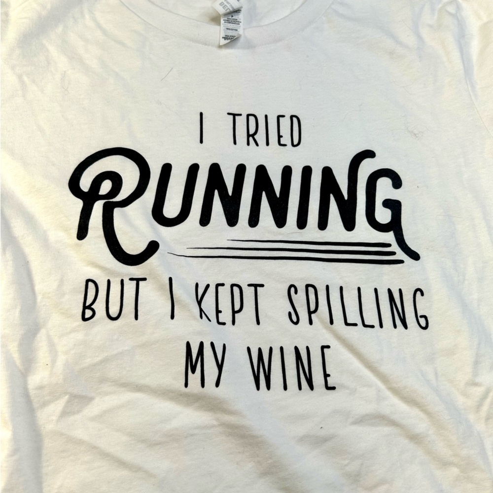 Boutique White Cotton Graphic Tee - Picture 8 of 10
